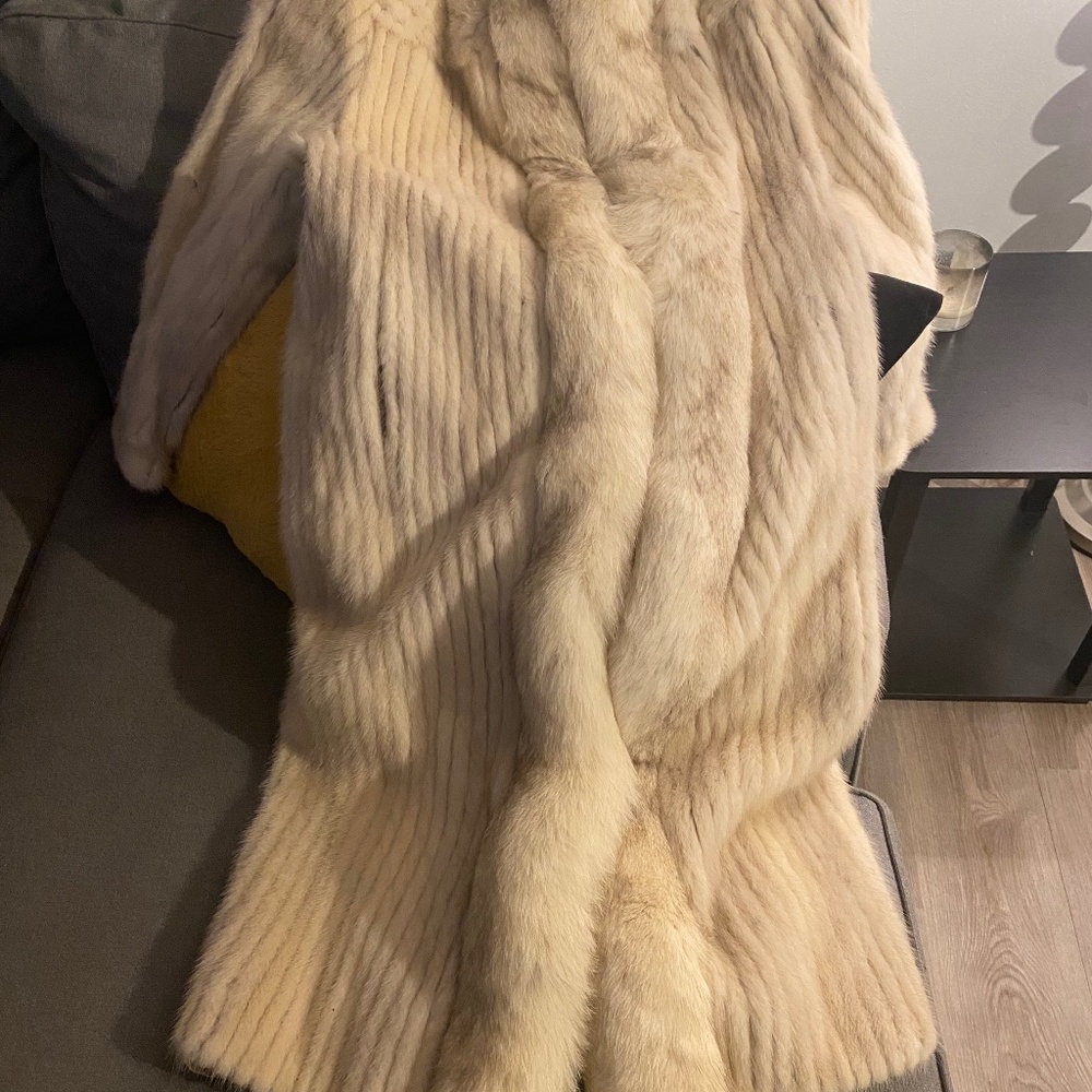 Gorgeous real fur vintage coat full length